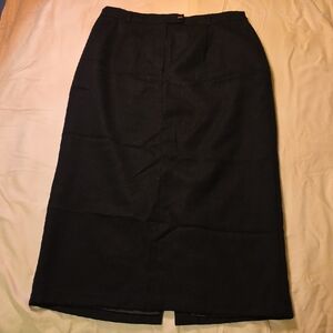 Classic Black Pencil Skirt for Women